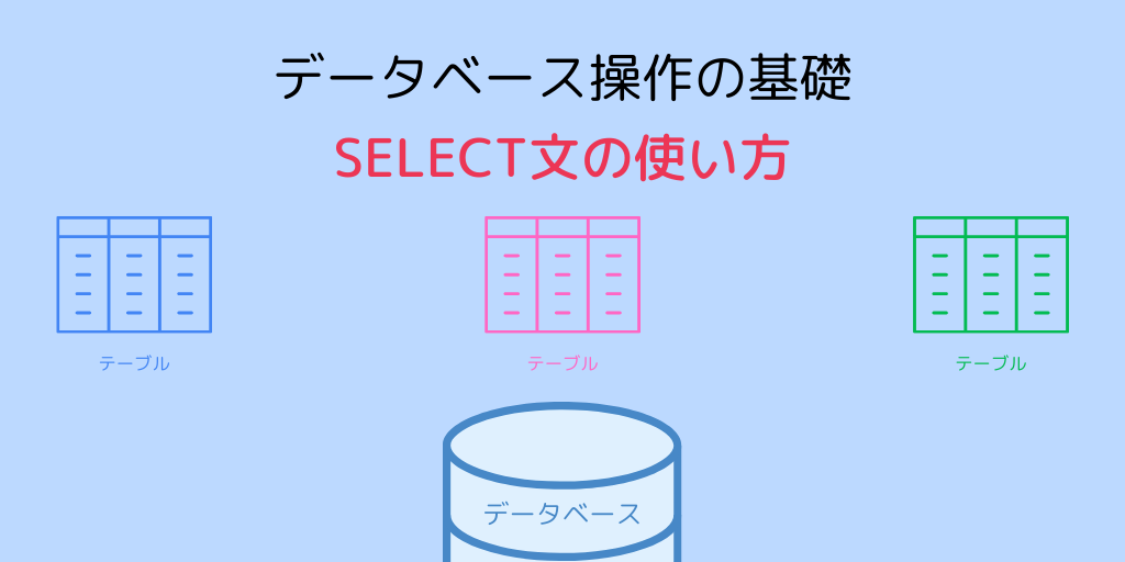 データベース操作の基礎を学ぼう！SELECT編