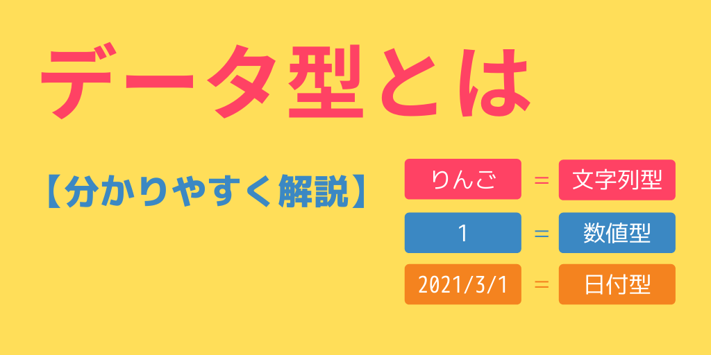 データ型とは何か